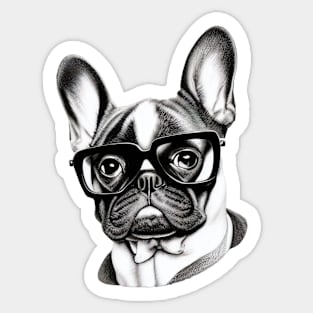 Cute Frenchie Mama Sticker